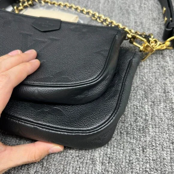 100% Louis Vuitton Multi Pochette Accessories Monogram Leather Satchel - Picture 5 of 16